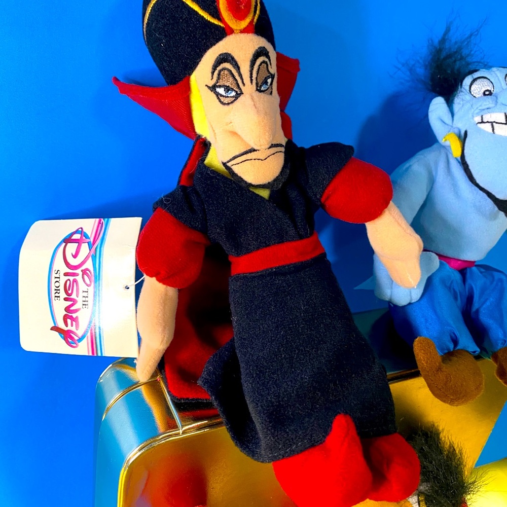 DISNEY EXCLUSIVE NWT VTG 1990s ALADDIN RETIRED BEAN BAG PLUSH COLLECTION OF 4 - Picture 4 of 16